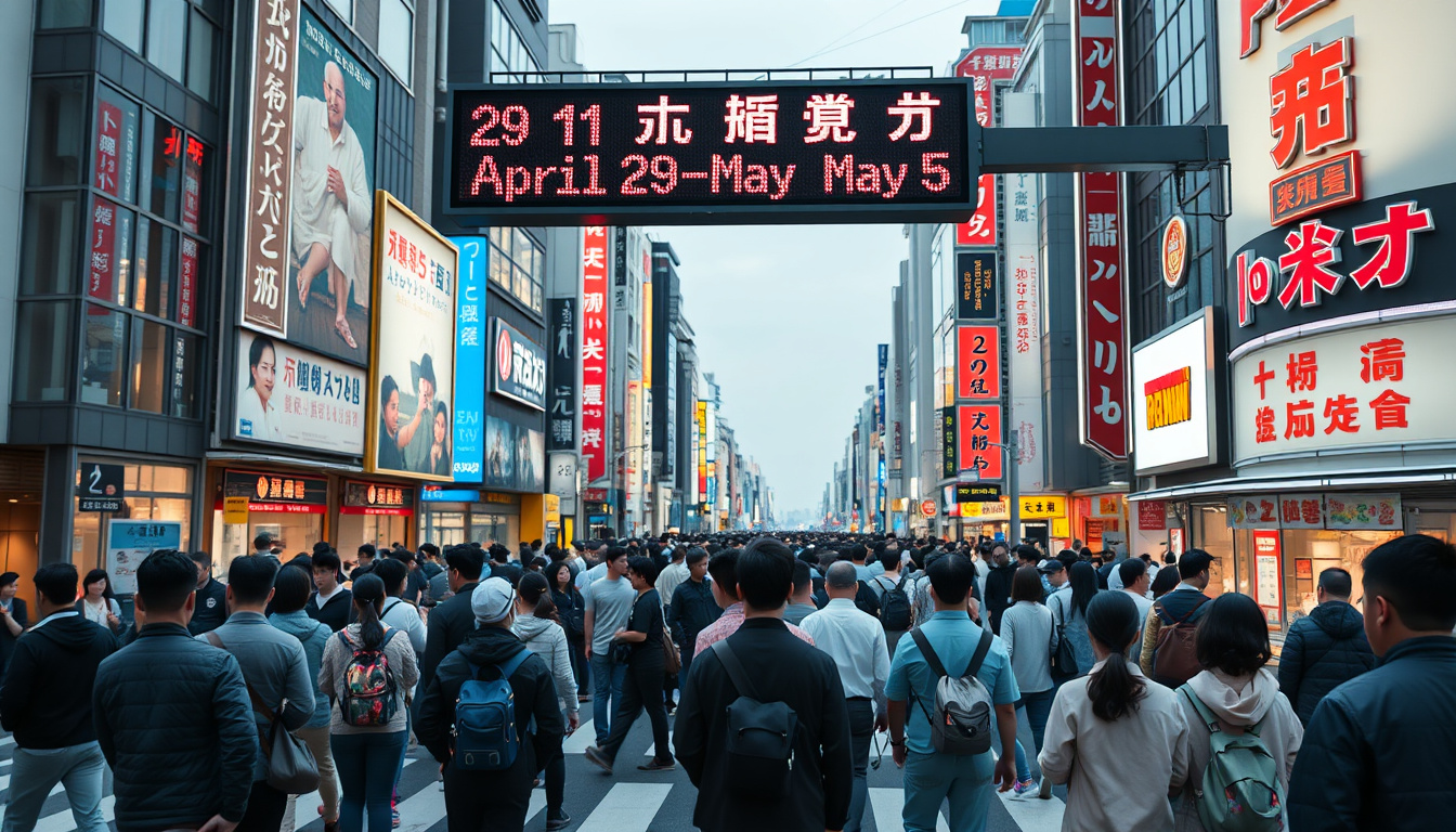 Golden Week Japan 2026: data, drukte, prijzen en tips